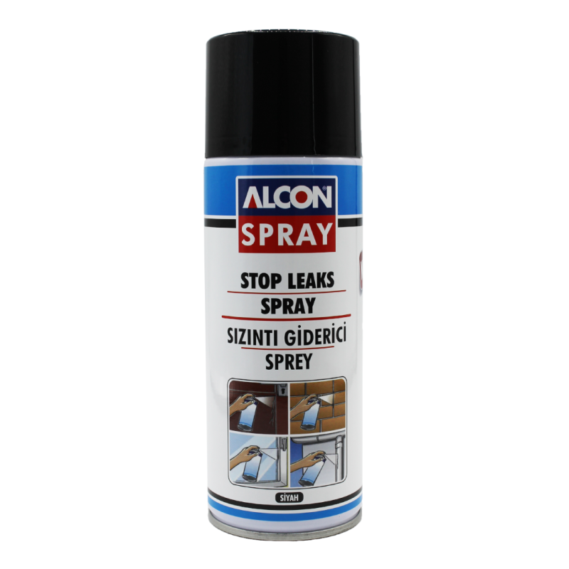Alcon Stop Leaks Spray Black Spray 400 ML Box Of 24