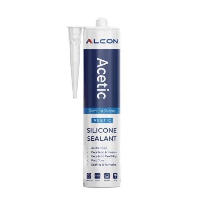 M-5580 ALCON ACETIC SILICONE SEALANT 280G BLACK