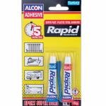 Alcon Rapid Fast Epoxy Adhesive Plastic-Steel 5 Min. 16 Gr. Blister Box Of 12