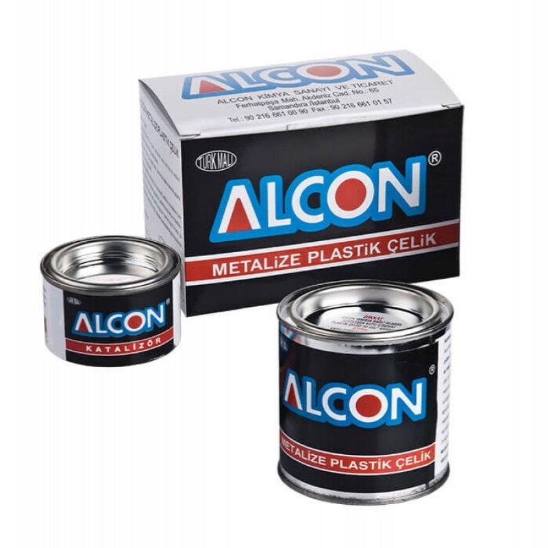 Alcon Metalize Plastic - Steel Epoxy Adhesive 500 Gr. Box Of 8