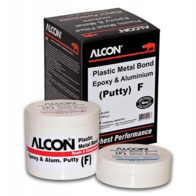 Alcon Plastic Metal Bond Epoxy & Aluminium Putty F 500 Gr. Box Of 10