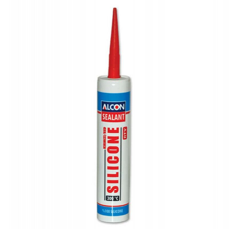 Alcon Silicone Cartridge 300°C Heat Resistant Red 290 ML Box Of 24