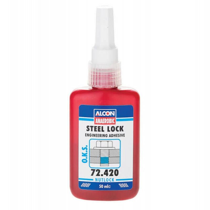 Alcon Anaerobic O.K.S Steel Lock Engineering Adhvesive 50 ML Box Of 12